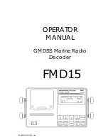 Preview for 1 page of Fastnet Radio FMD15 Operator'S Manual