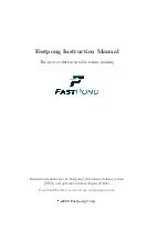 Fastpong FP01 Instruction Manual предпросмотр