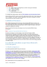 Preview for 3 page of FASTRON. F330 Series Calibration Procedure