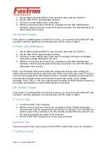 Preview for 5 page of FASTRON. F330 Series Calibration Procedure