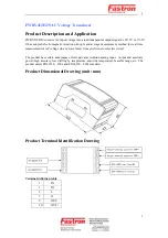 Preview for 2 page of FASTRON. FWBV412H29 User Manual