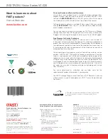 Предварительный просмотр 12 страницы FASTRON. VISION VC-220 Operating Manual