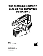 Preview for 1 page of FastTan SunBoard XTT Care, Use And Installation Instructions