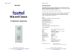 Fasttel Wizard Classic Manual preview