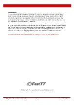 Preview for 8 page of FastTt P5 3T Aduro Installation Manual