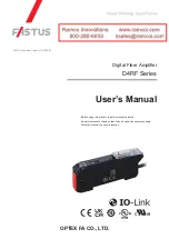 Preview for 1 page of Fastus D4RF Series User Manual