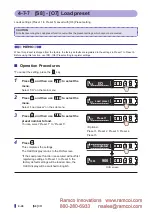 Preview for 110 page of Fastus D4RF Series User Manual