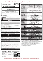 Preview for 1 page of Fastus TOF-DL250 Series Instruction Manual