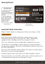 Preview for 5 page of Fastway e2 HITCH TRUNNION Owner'S Manual