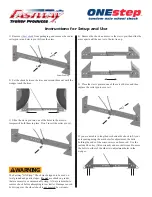 Предварительный просмотр 1 страницы Fastway onestep Instructions For Set Up And Use