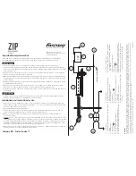 Preview for 1 page of Fastway ZIP Safety And Installation Instructions