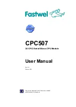 Fastwel CPC507 User Manual предпросмотр