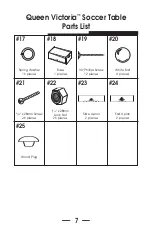 Preview for 7 page of Fat Cat QUEEN VICTORIA Assembly Instructions Manual