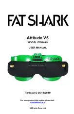 Preview for 1 page of Fat Shark Attitude V5 User Manual