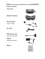 Preview for 4 page of Fat Shark PREDATOR V2 CE User Manual