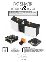 Preview for 1 page of Fat Shark Shark Byte RX5.1 User Manual