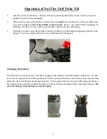 Preview for 4 page of FAT TIRE GOLF SCOOTER Rebel Trike XR Owner'S Manual