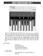 Fatar MP-1 User Manual preview
