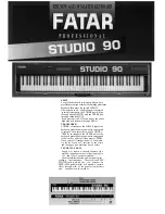 Preview for 1 page of Fatar ST-90 Brochure