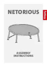 fatboy NETORIOUS Assembly Instructions Manual preview