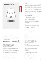 fatboy TRANSLOETJE Manual предпросмотр