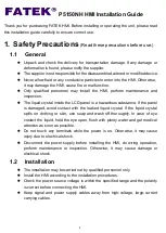 FATEK P5150NH Installation Manual preview