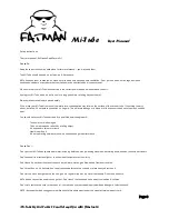 Preview for 3 page of FATMAN Mi-Tube User Manual