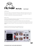 Preview for 4 page of FATMAN Mi-Tube User Manual