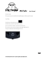 Preview for 5 page of FATMAN Mi-Tube User Manual