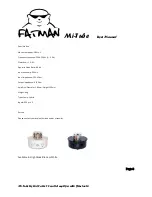 Preview for 8 page of FATMAN Mi-Tube User Manual