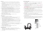 Preview for 2 page of faucet strommen IG 020 Installation Manual