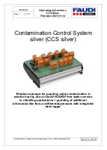 Faudi CCS silver Operating Instructions Manual preview