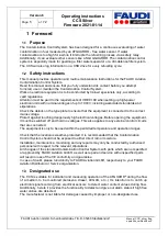 Preview for 5 page of Faudi CCS silver Operating Instructions Manual