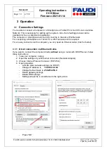 Preview for 13 page of Faudi CCS silver Operating Instructions Manual