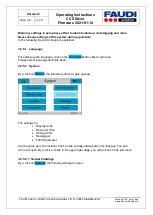 Preview for 42 page of Faudi CCS silver Operating Instructions Manual