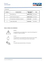 Preview for 3 page of Faudi SLUGGUARD Manual