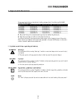 Preview for 6 page of Faulhaber 2232***BX4 series Instruction Manual