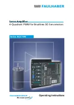 Faulhaber BLD 7010 Series Operating Instructions Manual preview