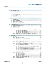 Preview for 3 page of Faulhaber MCBL 3002/03/06 AES RS/CF/CO Series Technical Manual