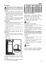 Предварительный просмотр 27 страницы FAURE FBA 6160A Instruction Booklet