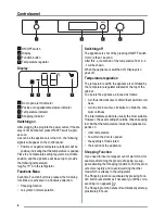 Preview for 4 page of FAURE FBA7340 User Manual