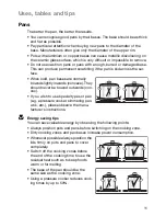 Preview for 11 page of FAURE FCE620BK Installation And Operating Instructions Manual