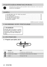 Предварительный просмотр 42 страницы FAURE FFG325S User Manual