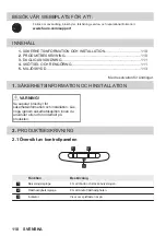 Preview for 110 page of FAURE FFG325S User Manual