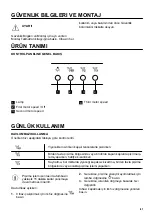 Предварительный просмотр 61 страницы FAURE FFV316K User Manual