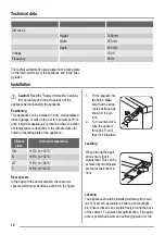 Предварительный просмотр 10 страницы FAURE FRA25600WA User Manual