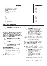 Preview for 11 page of FAURE FYAN8FW0 User Manual