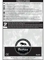 Предварительный просмотр 8 страницы Faurus Stomp-Head 5 Owner'S Manual