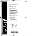 Предварительный просмотр 1 страницы Faust SBM 400 Operating Instructions Manual