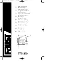 Faust STS 350 Operating Instructions Manual предпросмотр